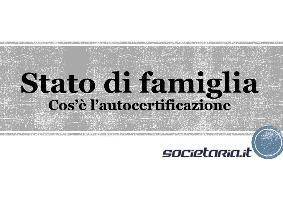 Stato di famiglia