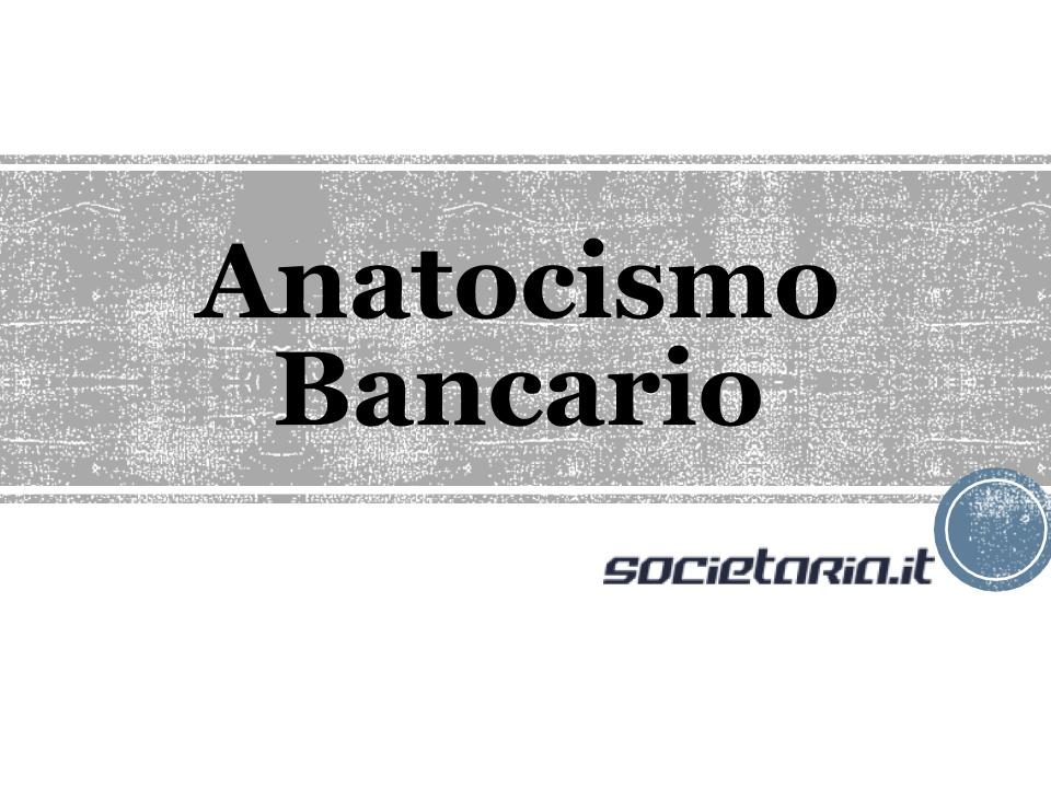 Anatocismo Bancario