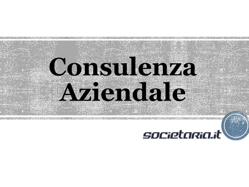 Consulenza aziendale