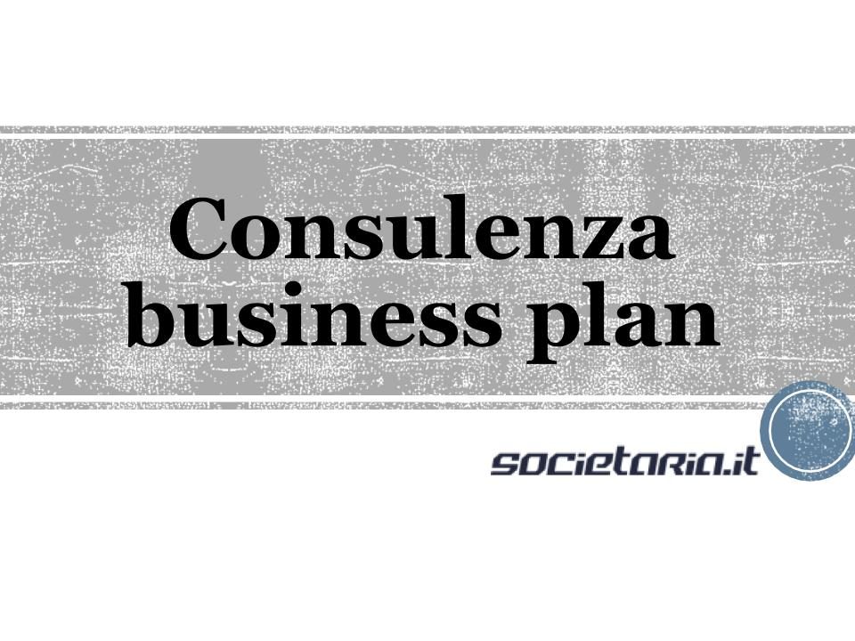 Consulenza business plan