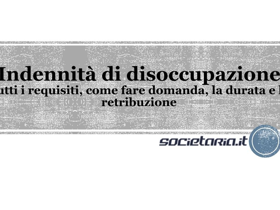 Indennità disoccupazione