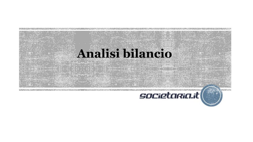 Analisi bilancio