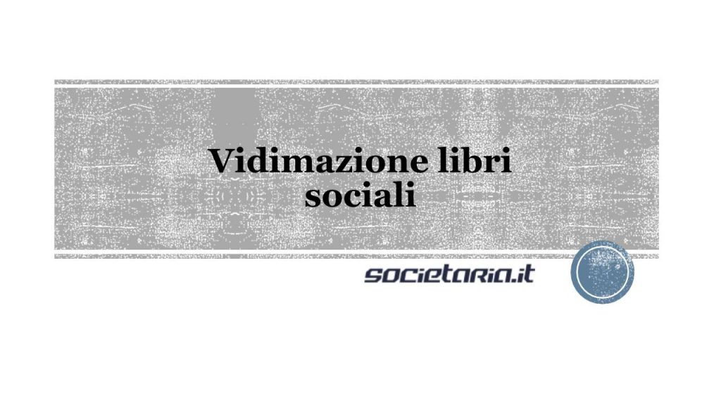 Vidimazione libri sociali