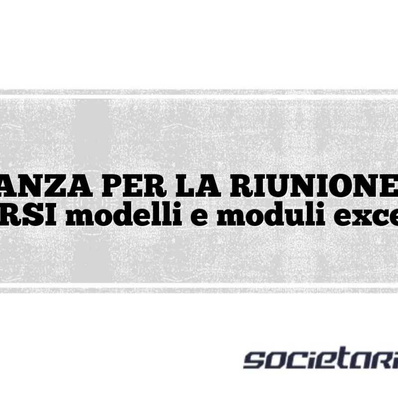 ISTANZA PER LA RIUNIONE DEI RICORSI modelli e moduli excel doc