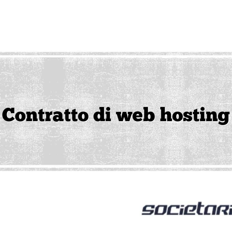 Contratto di web hosting