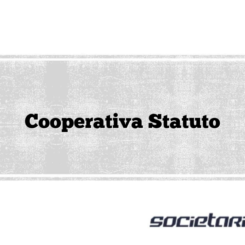 Cooperativa Statuto