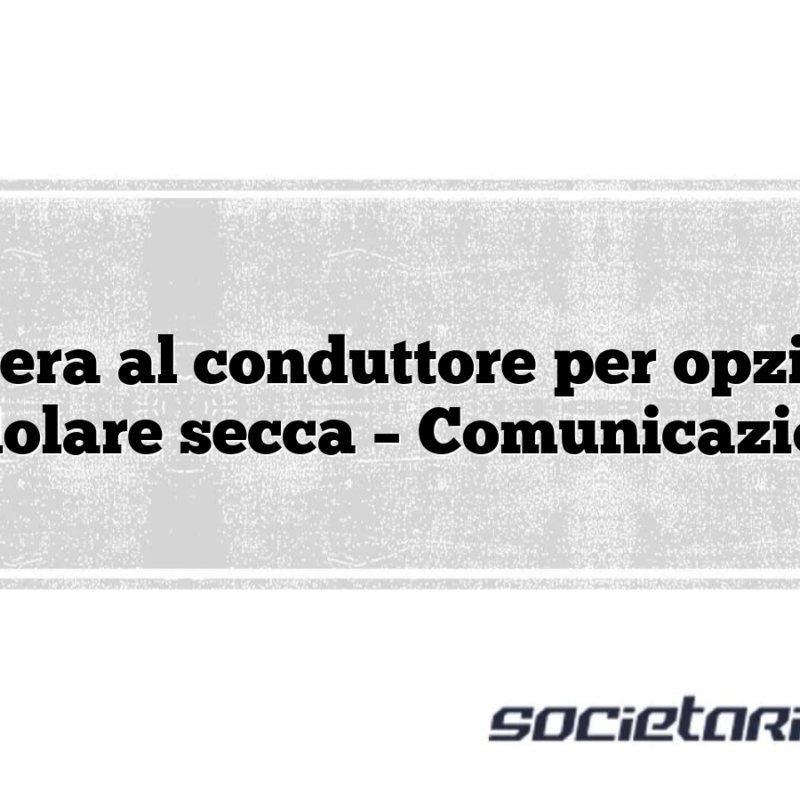 Lettera al conduttore per opzione cedolare secca – Comunicazione