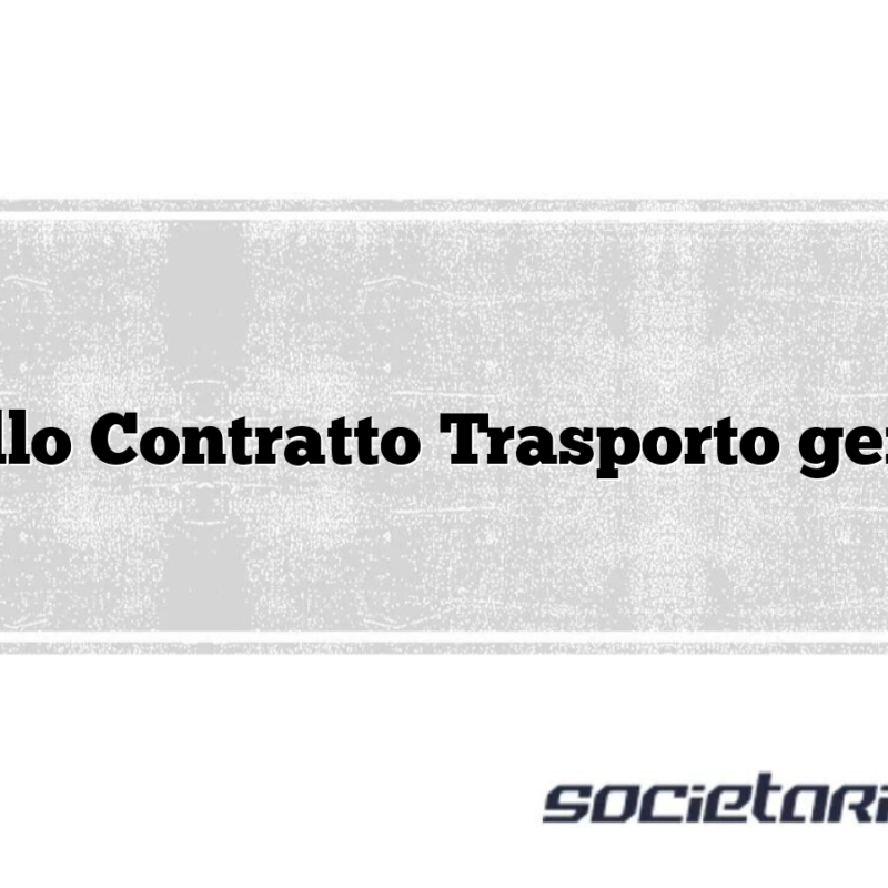 Modello Contratto Trasporto generico