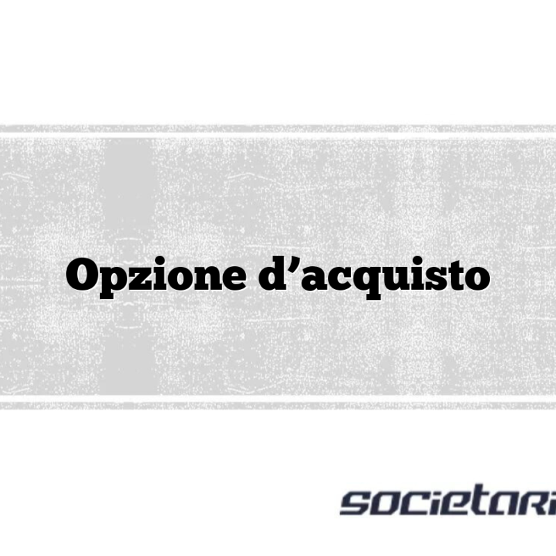 Opzione d’acquisto