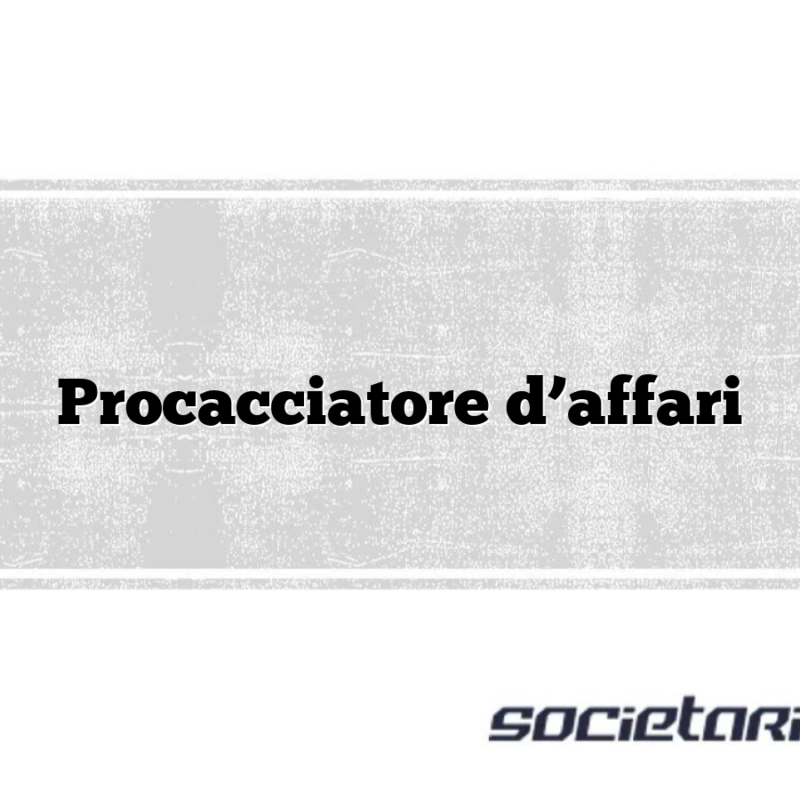 Procacciatore d’affari
