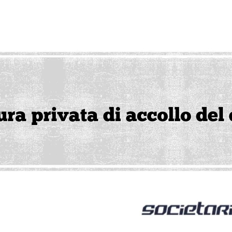 Scrittura privata di accollo del debito