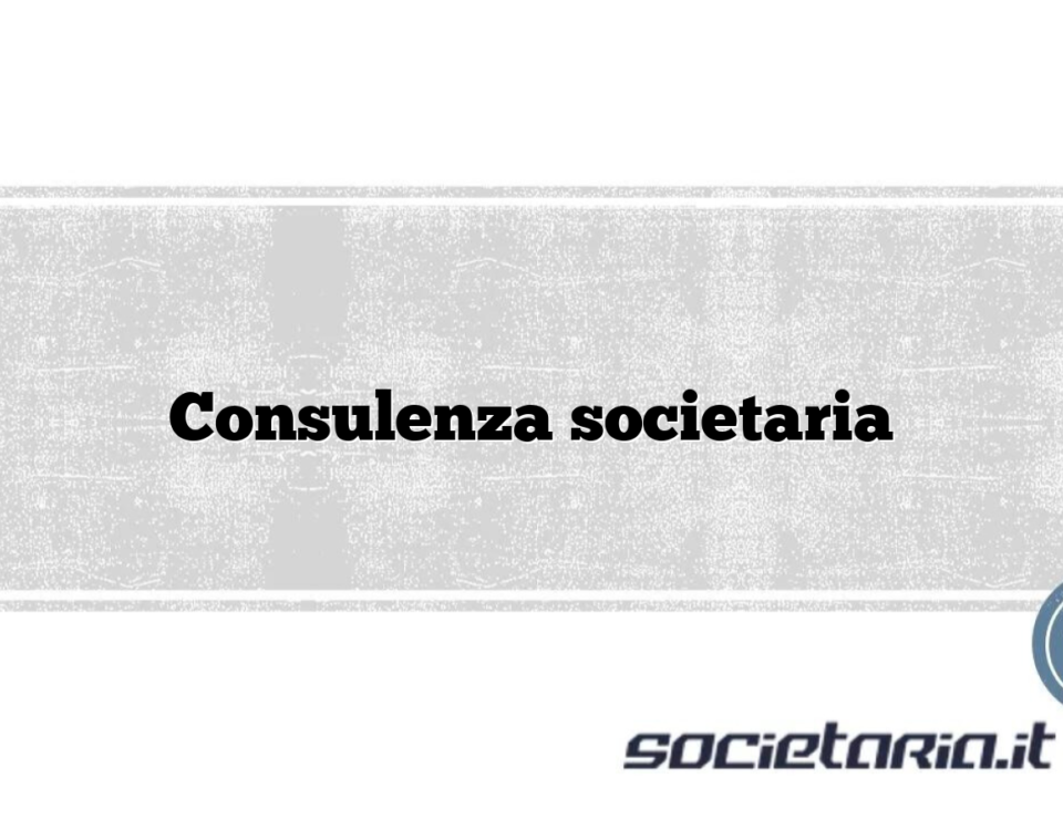 Consulenza societaria